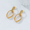 Wholesale Women's Fashion Earrings Zinc Alloy Geometric Pattern Electroplating