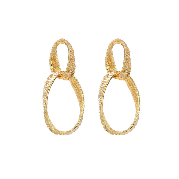 Wholesale Women's Fashion Earrings Zinc Alloy Geometric Pattern Electroplating