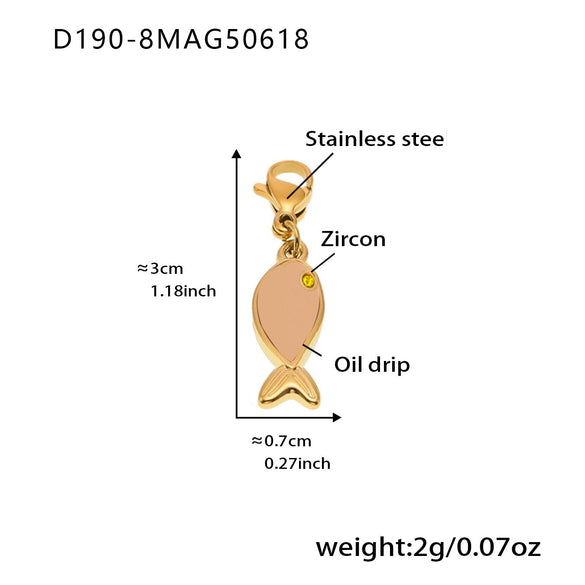 Wholesale Women's Fashion Electroplated Stainless Steel Geometric Ferris Wheel Enamel Glaze Bracelet Luxury Jewelry