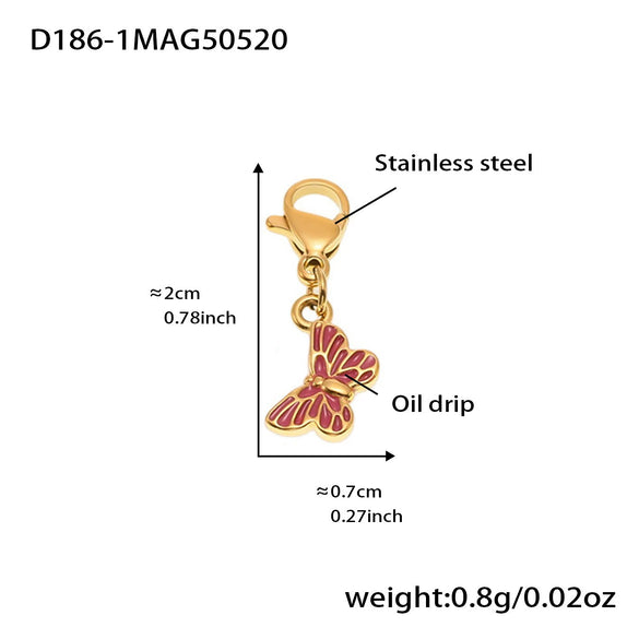 Wholesale Women's Fashion Electroplated Stainless Steel Geometric Ferris Wheel Enamel Glaze Bracelet Luxury Jewelry