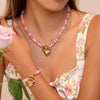Wholesale Women's Fashion Elegant Geometric Stainless Steel 18K Gold Plated Necklace And Bracelet