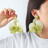 Wholesale Women's Fashion Flower Shape Zinc Alloy Electroplated Earrings