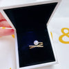 Wholesale Women's Fashion Freshwater Pearl Ring Copper Goldplated With Flat Round And Steamed Bread Round Pearls