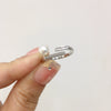 Wholesale Women's Fashion Freshwater Pearl Ring Copper 18K Goldplated Microinlaid Zircon Flat Round And Rose Buns Round Shape