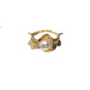 Wholesale Women's Fashion Freshwater Pearl Ring With Copper Material In Flat Round And Bun Round Shapes
