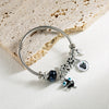 Wholesale Women's Fashion Fruit Styling Titanium Steel Electroplated Diy Crystal Bracelet With Cartoon Strawberry Pendant