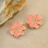 Wholesale Women's Fashion Geometric And Floral Stainless Steel Electroplated Ear Jewelry