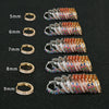 Wholesale Women's Fashion Geometric Copper Earring With Baking Paint And Diamond