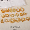 Wholesale Women's Fashion Geometric Copper Electroplated Earrings