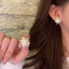 Wholesale Women's Fashion Geometric Copper 925 Silver Electroplated Spring And Summer Allmatch Earrings