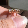 Wholesale Women's Fashion Geometric Copper Zircon Earrings