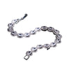 Wholesale Women's Fashion Geometric Copper Zircon Inlaid Bracelet