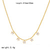Wholesale Women's Fashion Geometric Diamondencrusted Zircon 18K Gold Vacuum Plated Stainless Steel Finger Chain Integrated Bracelet