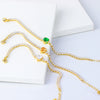 Wholesale Women's Fashion Geometric Heart Shape 18K Gold Plated Stainless Steel Love Bracelet