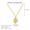 Wholesale Women's Fashion Geometric Micropaved 925 Sterling Silver Cross Chain Necklace