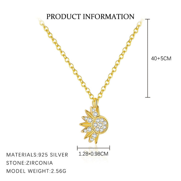 Wholesale Women's Fashion Geometric Micropaved 925 Sterling Silver Cross Chain Necklace