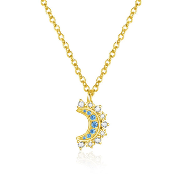 Wholesale Women's Fashion Geometric Micropaved 925 Sterling Silver Cross Chain Necklace