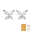 Wholesale Women's Fashion Geometric Moissanite Earrings S925 Silver Set With Diamonds