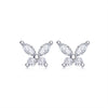 Wholesale Women's Fashion Geometric Moissanite Earrings S925 Silver Set With Diamonds