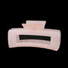 Wholesale Women's Fashion Geometric Ps Rectangular Gripper Hair Clip With Baking Paint