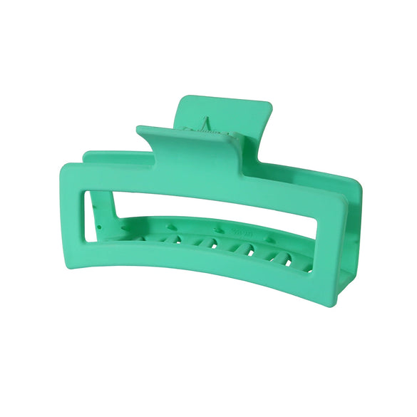 Wholesale Women's Fashion Geometric Ps Rectangular Gripper Hair Clip With Baking Paint