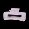 Wholesale Women's Fashion Geometric Ps Rectangular Gripper Hair Clip With Baking Paint