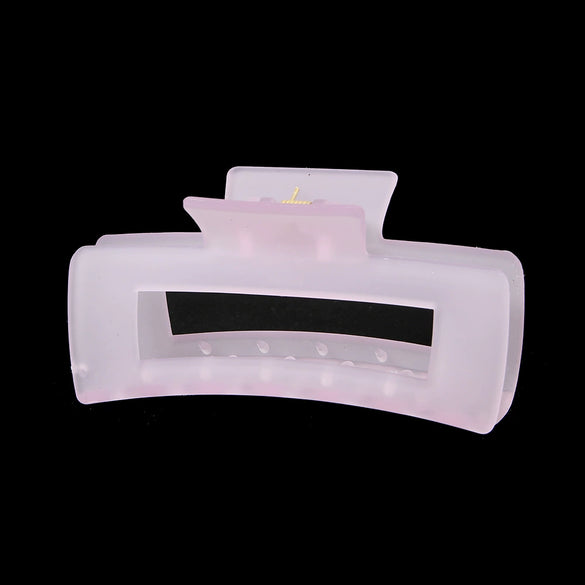 Wholesale Women's Fashion Geometric Ps Rectangular Gripper Hair Clip With Baking Paint