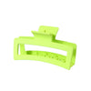 Wholesale Women's Fashion Geometric Ps Rectangular Gripper Hair Clip With Baking Paint
