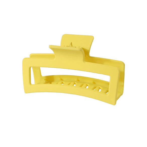 Wholesale Women's Fashion Geometric Ps Rectangular Gripper Hair Clip With Baking Paint