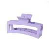 Wholesale Women's Fashion Geometric Ps Rectangular Gripper Hair Clip With Baking Paint