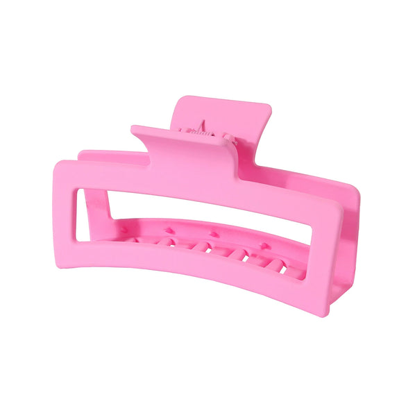 Wholesale Women's Fashion Geometric Ps Rectangular Gripper Hair Clip With Baking Paint