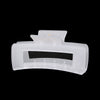 Wholesale Women's Fashion Geometric Ps Rectangular Gripper Hair Clip With Baking Paint