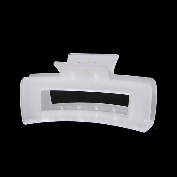 Wholesale Women's Fashion Geometric Ps Rectangular Gripper Hair Clip With Baking Paint
