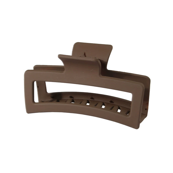 Wholesale Women's Fashion Geometric Ps Rectangular Gripper Hair Clip With Baking Paint
