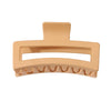 Wholesale Women's Fashion Geometric Ps Rectangular Gripper Hair Clip With Baking Paint