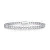 Wholesale Women's Fashion Geometric 925 Silver Moissanite Bracelet Set With Diamonds