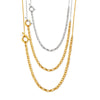 Wholesale Women's Fashion Geometric Stainless Steel And Titanium Steel Ball Chain Sweater Chain With 18K Gold Plated Inlaid Artificial Gemstones And Semiprecious Stones Jewelry