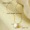 Wholesale Women's Fashion Geometric Stainless Steel And Titanium Steel Mermaid Pendant Necklace And Bracelet Set With Heart Water Drop And Bell Patterns Electroplated