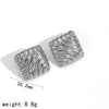 Wholesale Women's Fashion Geometric Stainless Steel Electroplated Earrings