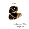 Wholesale Women's Fashion Geometric Stainless Steel Electroplated Open Ring Bracelet
