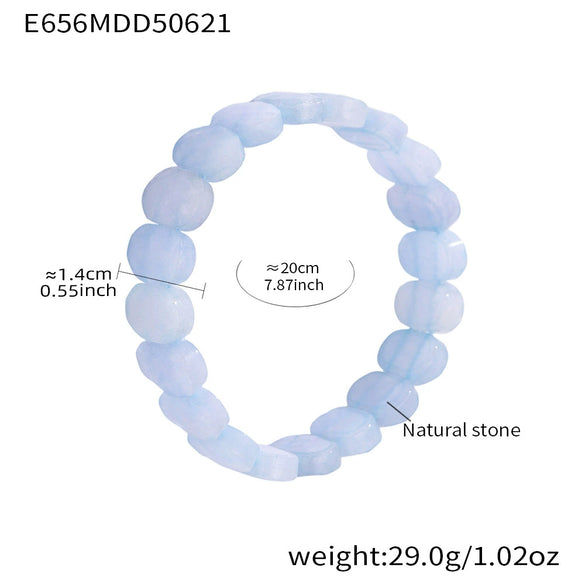 Wholesale Women's Fashion Geometric 316L Stainless Steel Hand Bracelets With Electroplating