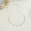 Wholesale Women's Fashion Geometric Stainless Steel 18K Gold Electroplated Bead Chain Necklace