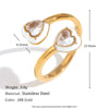 Wholesale Women's Fashion Geometric Stainless Steel 18K Gold Electroplated Swirl Knotted Daisy Ring