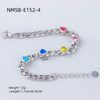 Wholesale Women's Fashion Geometric Stainless Steel 18K Gold Plated Love Bracelet