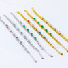 Wholesale Women's Fashion Geometric Stainless Steel 18K Gold Plated Love Bracelet