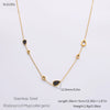 Wholesale Women's Fashion Geometric Stainless Steel 18K Goldplated Necklace