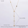 Wholesale Women's Fashion Geometric Stainless Steel 18K Goldplated Necklace