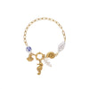 Wholesale Women's Fashion Geometric Stainless Steel Marine Conch Shell Bracelet With Electroplating