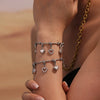 Wholesale Women's Fashion Geometric 316L Stainless Steel Zircon Bracelet With Electroplating