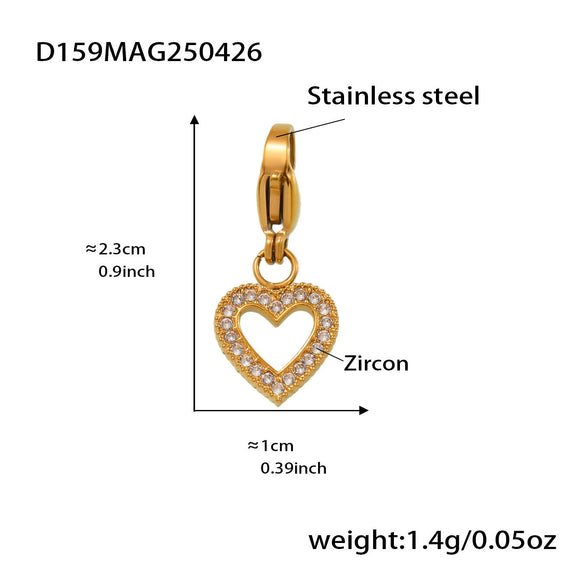Wholesale Women's Fashion Geometric 316L Stainless Steel Zircon Bracelet With Electroplating